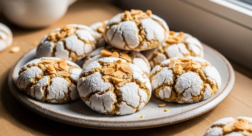 Småkakor Mandelmassa