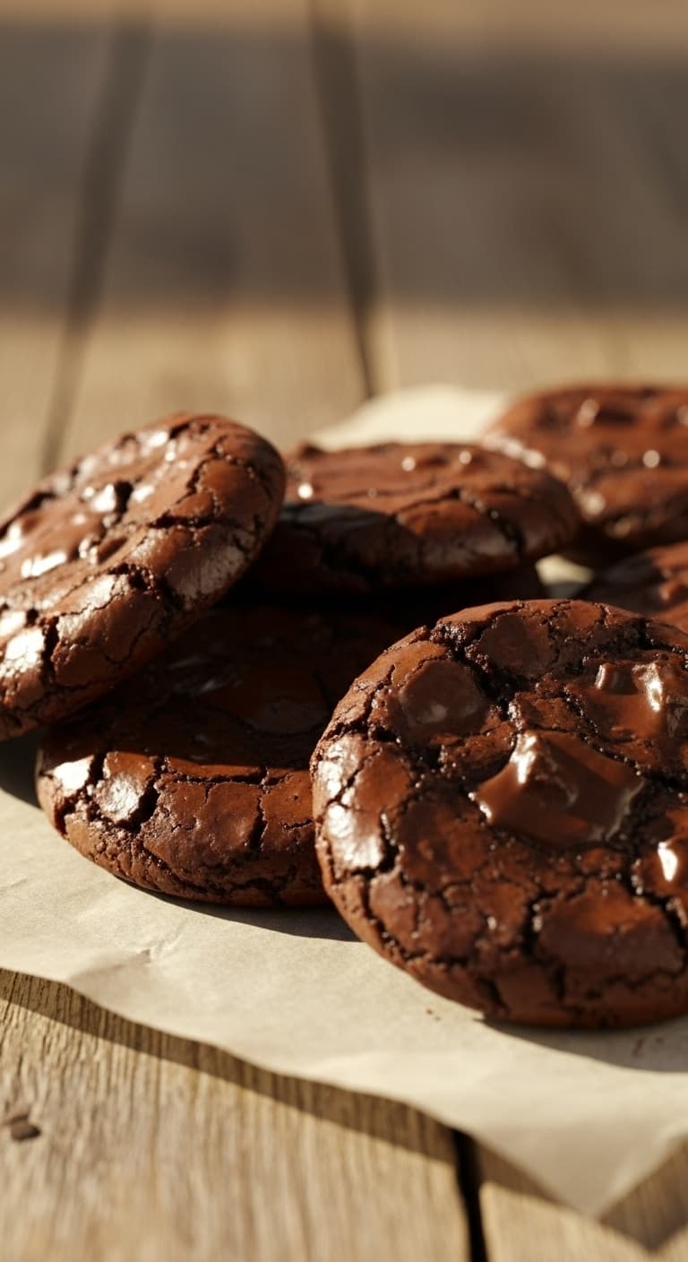 Småkaka med smak av kladdkaka och Daim