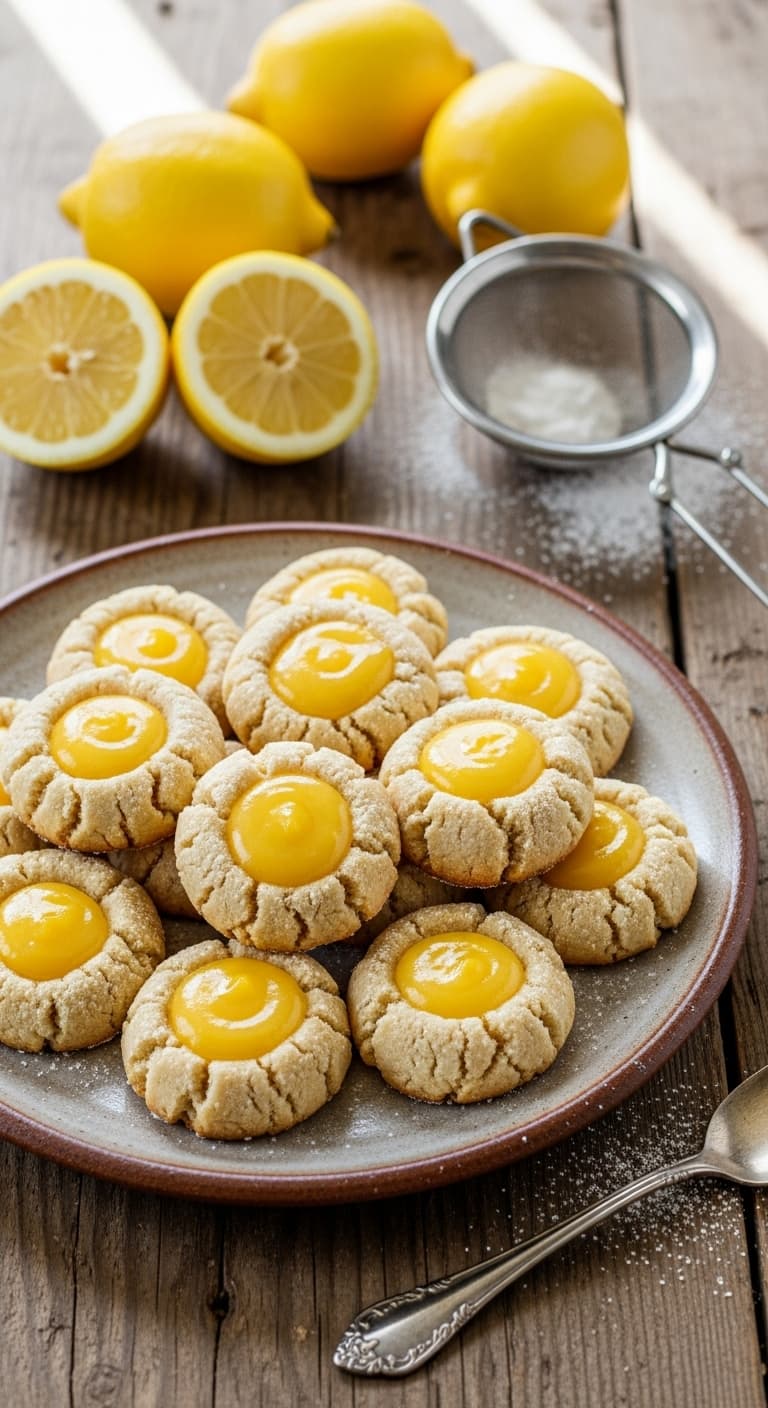 Småkakor Lemon Curd
