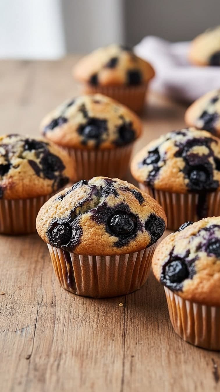 Blåbärsmuffins