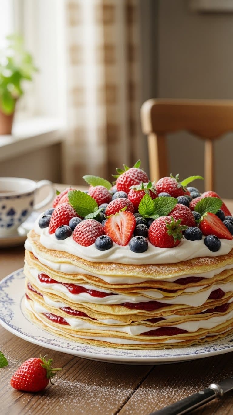 Pannkakstårta
