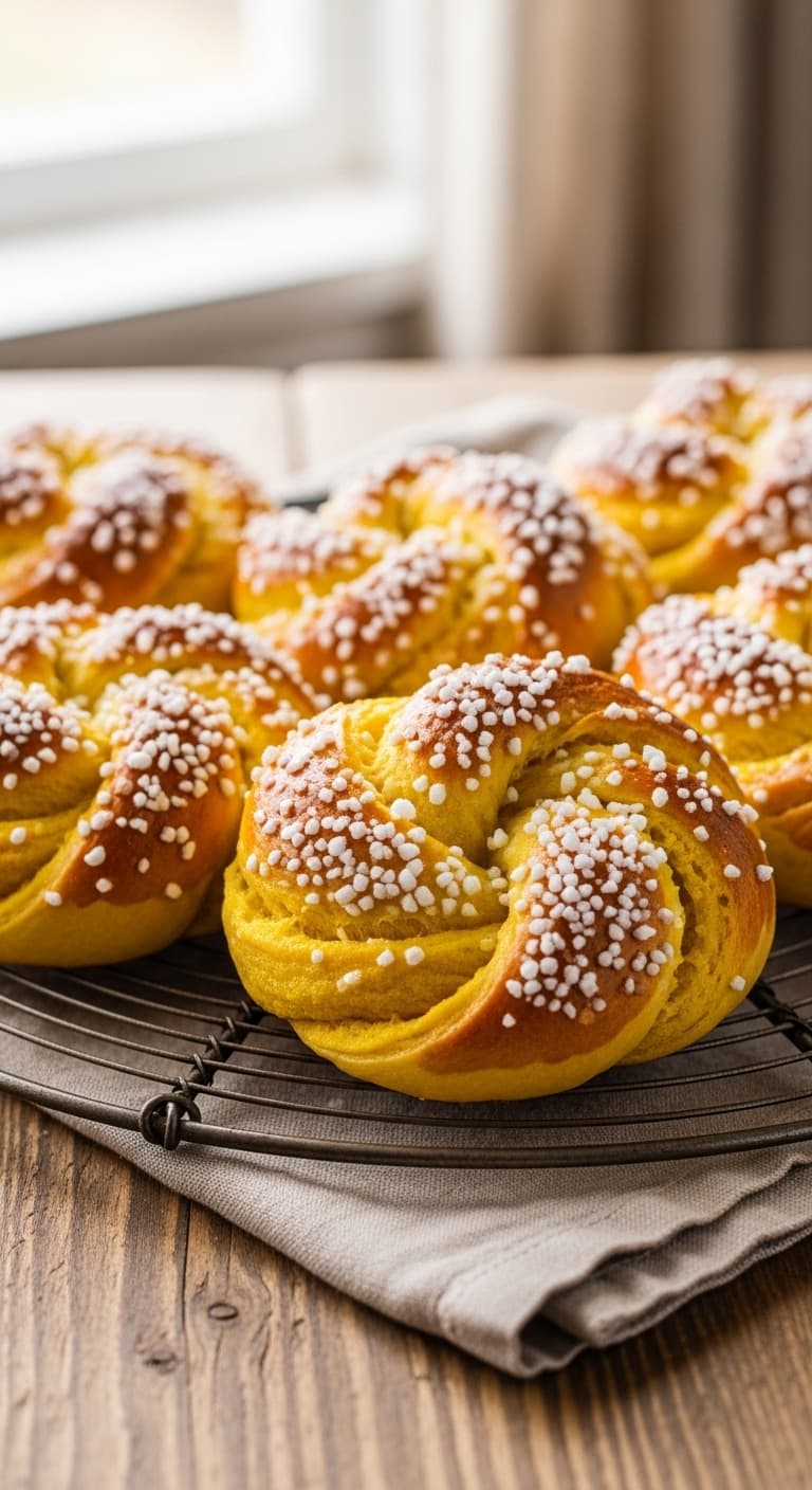 Lussebullar med Fyllning