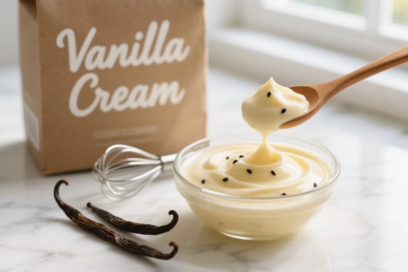 Grundrecept: Äkta Hemgjord Vaniljkräm (Pastry Cream)