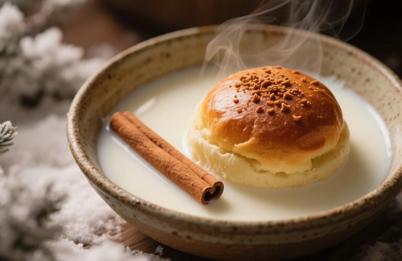 Traditionell Hetvägg – Semla i Varm Mjölk