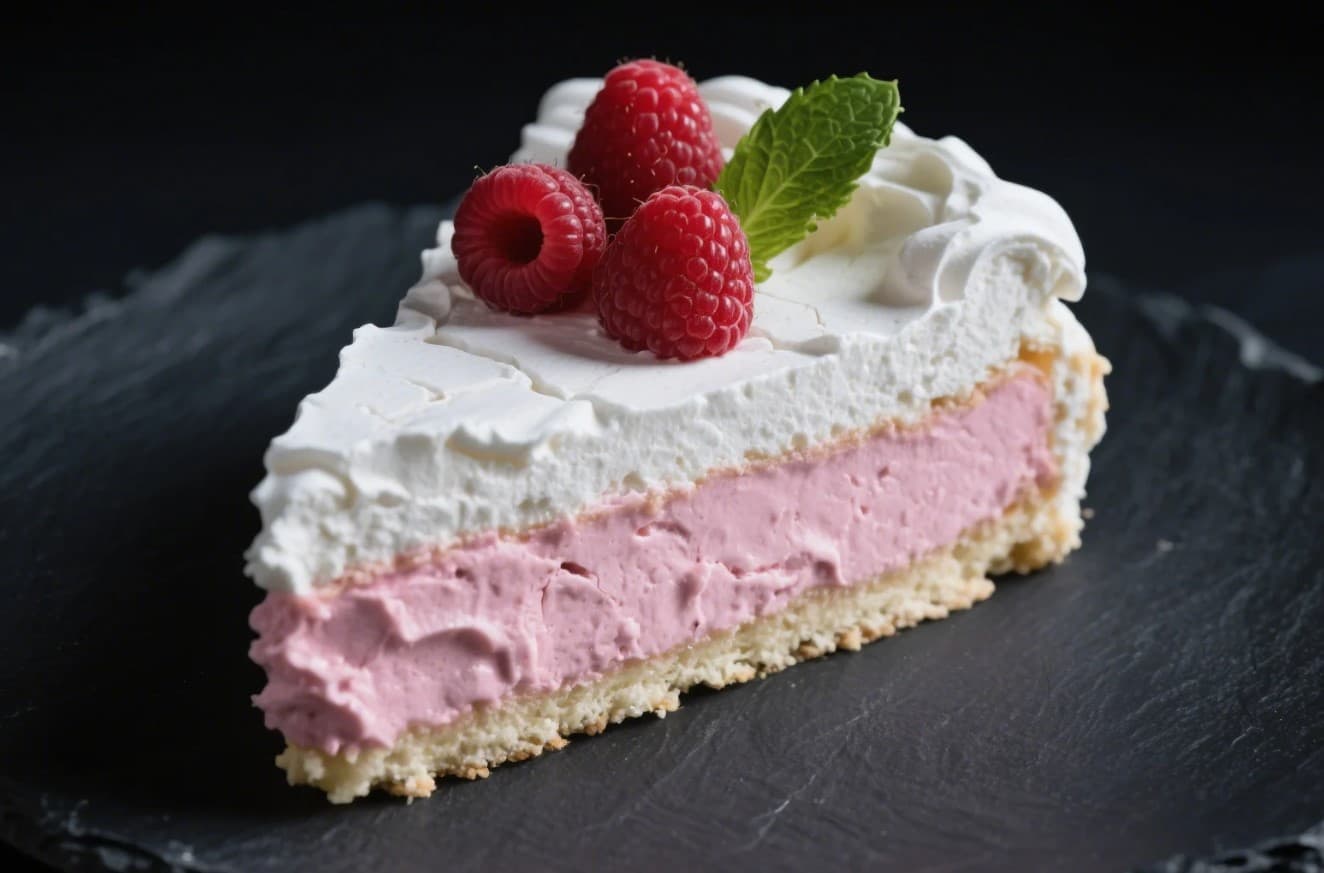 Elegant Pavlova med Hallonmousse